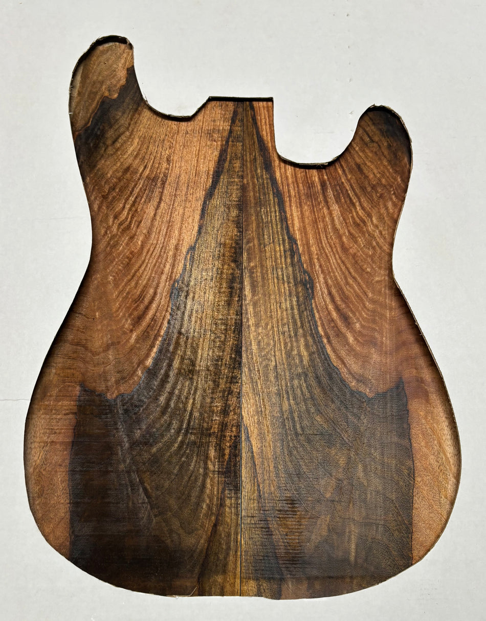 Chocolate Flame Mango Guitar Drop Top - 22" x 7-1/4" x 1/4" #138