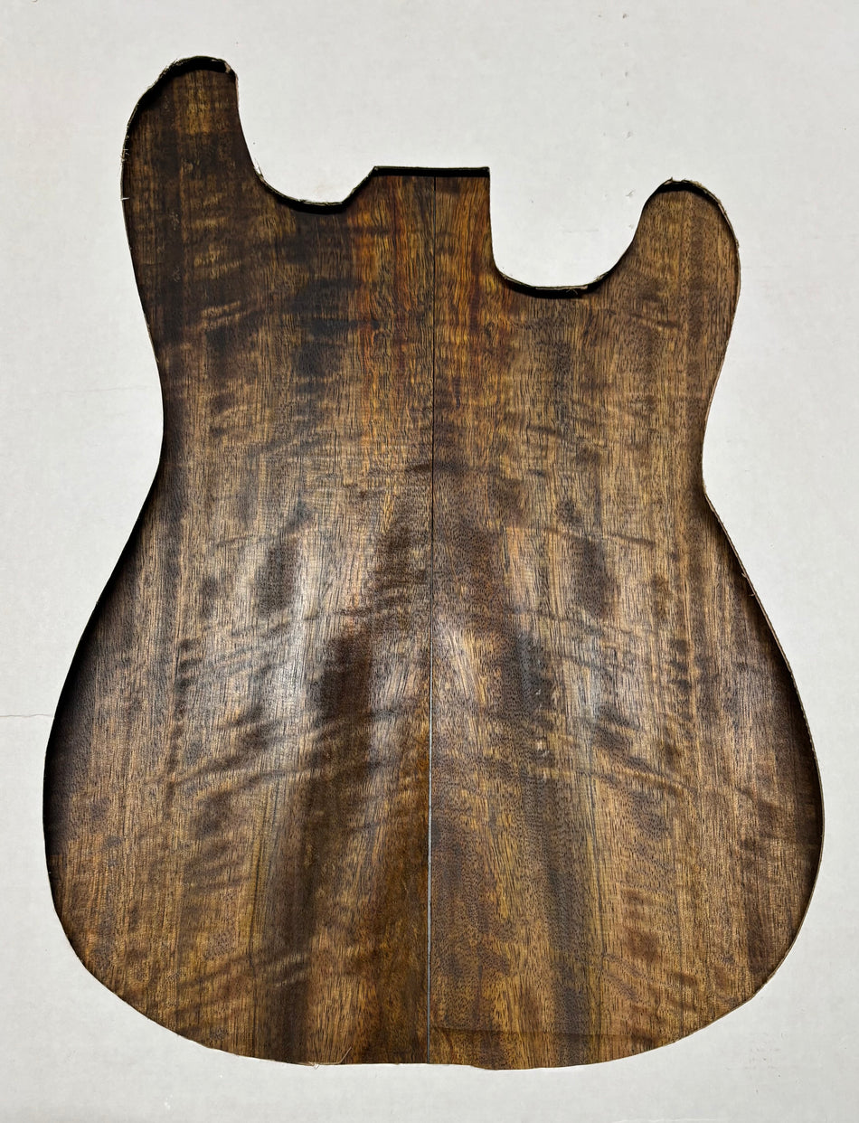 Chocolate Flame Mango Guitar Drop Top - 22" x 7-1/4" x 1/4" #140