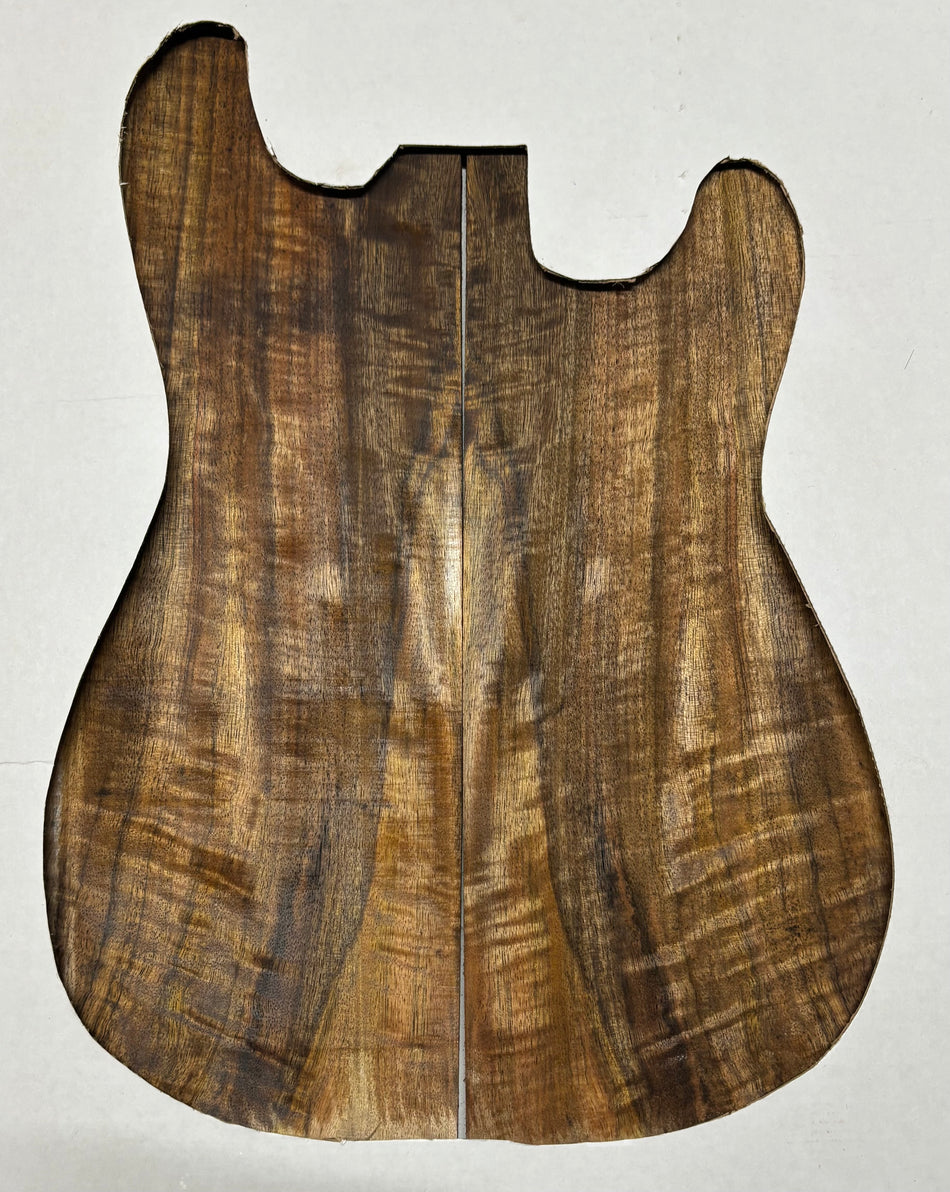 Chocolate Flame Mango Guitar Drop Top - 22" x 7-1/4" x 1/4" #142