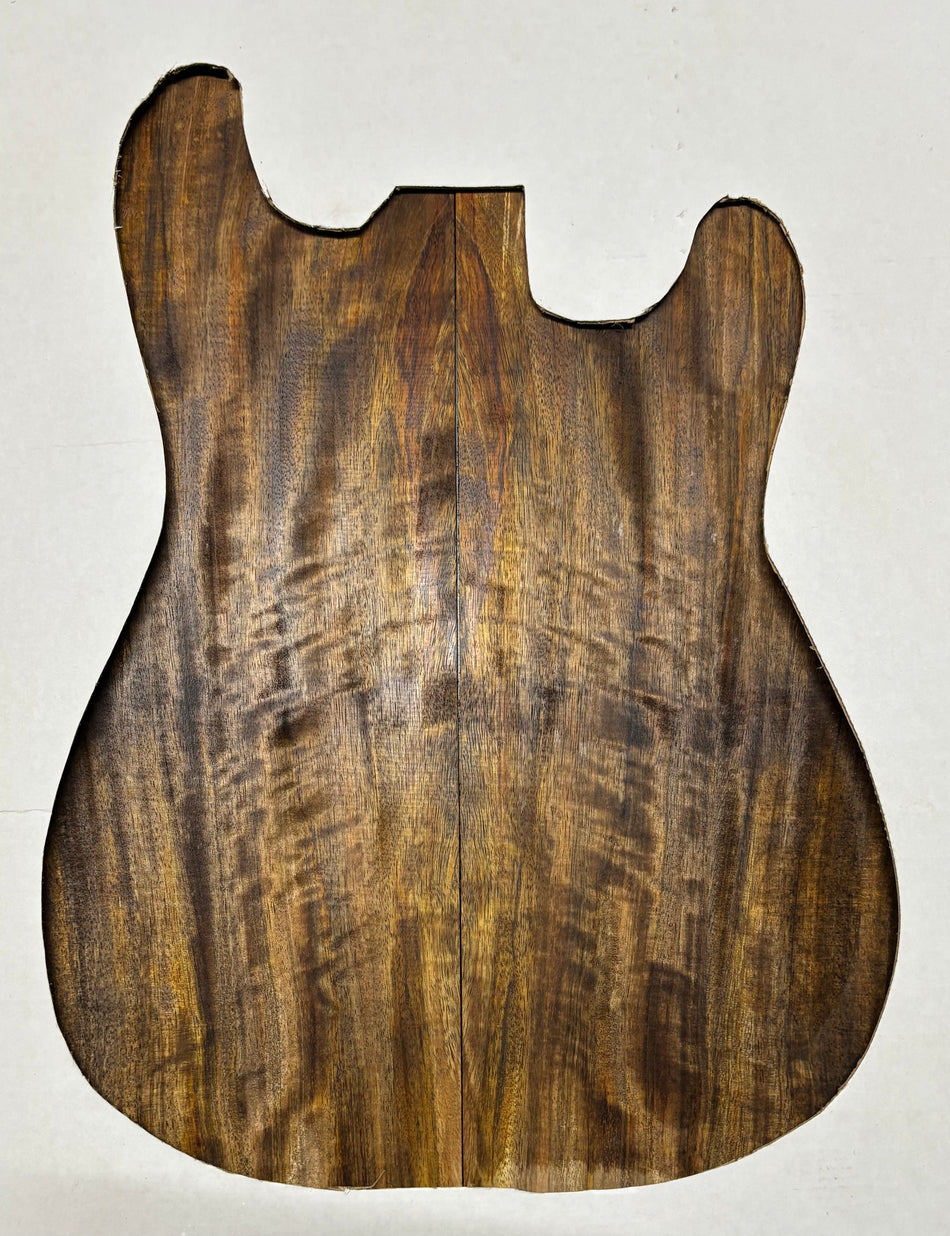 Chocolate Flame Mango Guitar Drop Top - 22" x 7-1/4" x 1/4" #145