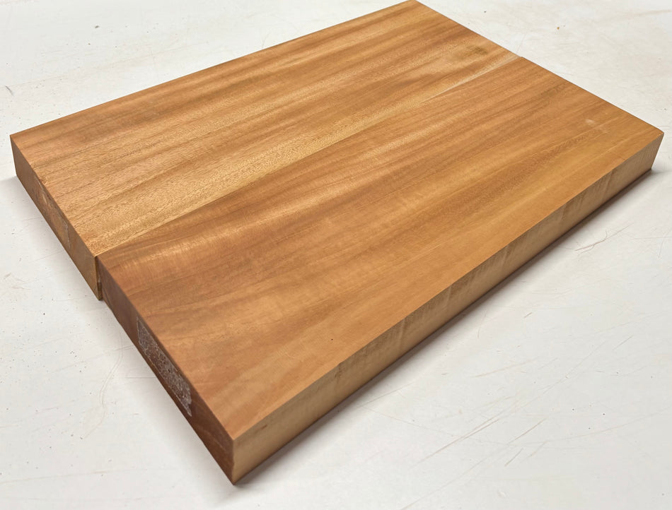 Premium Mahogany Guitar Body Blank - 22" x 15" x 2" (2 Piece Glued) #343