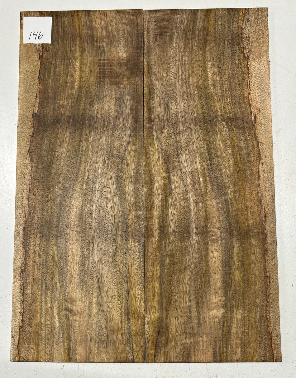 Tapas abatibles para guitarra Bocote Bookmatched 21" x 7" x 1/4"
