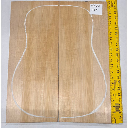 Sitka Spruce Classical Guitar Wood Tops Bookmatched SS AA #251 - Exotic Wood Zone - Buy online Across USA 