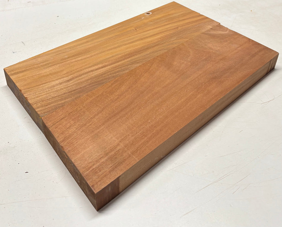 Premium Mahogany Guitar Body Blank - 22" x 14-3/4" x 2" (2 Piece Glued) #346