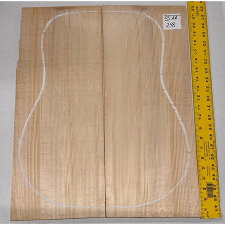 Sitka Spruce Classical Guitar Wood Tops Bookmatched SS AA #258 - Exotic Wood Zone - Buy online Across USA 