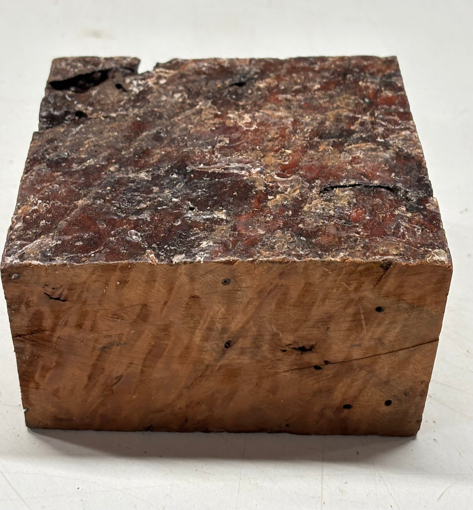 Red Gum Burl Bowl Blank 4-3/4" x 4-7/8" x 2-5/8" #501
