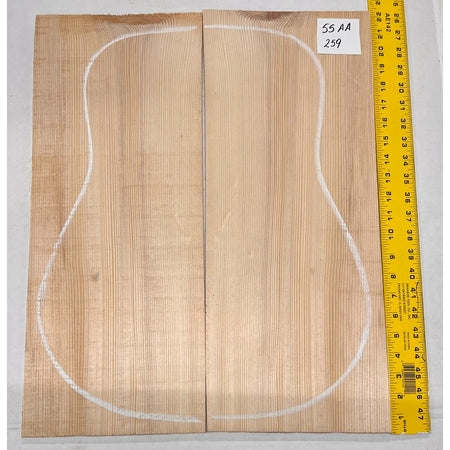 Sitka Spruce Classical Guitar Wood Tops Bookmatched SS AA #259 - Exotic Wood Zone - Buy online Across USA 