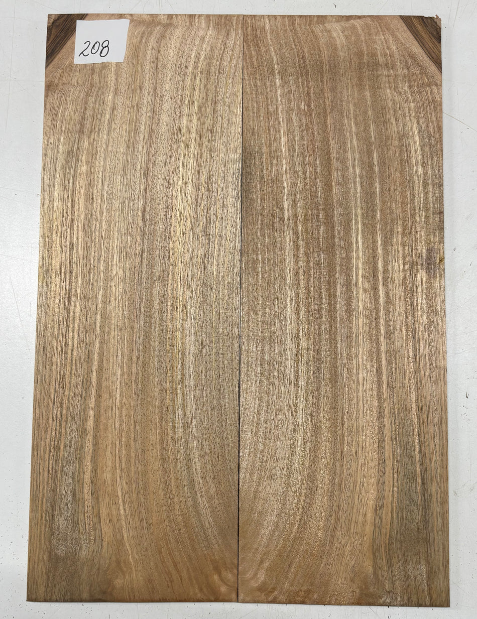 Tapas abatibles para guitarra Bocote Bookmatched 21" x 7" x 1/4"
