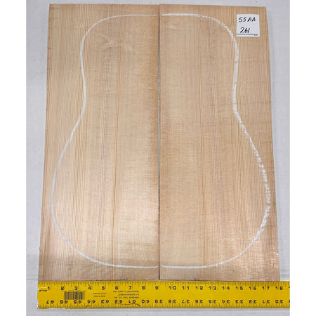 Sitka Spruce Classical Guitar Wood Tops Bookmatched SS AA #261 - Exotic Wood Zone - Buy online Across USA 