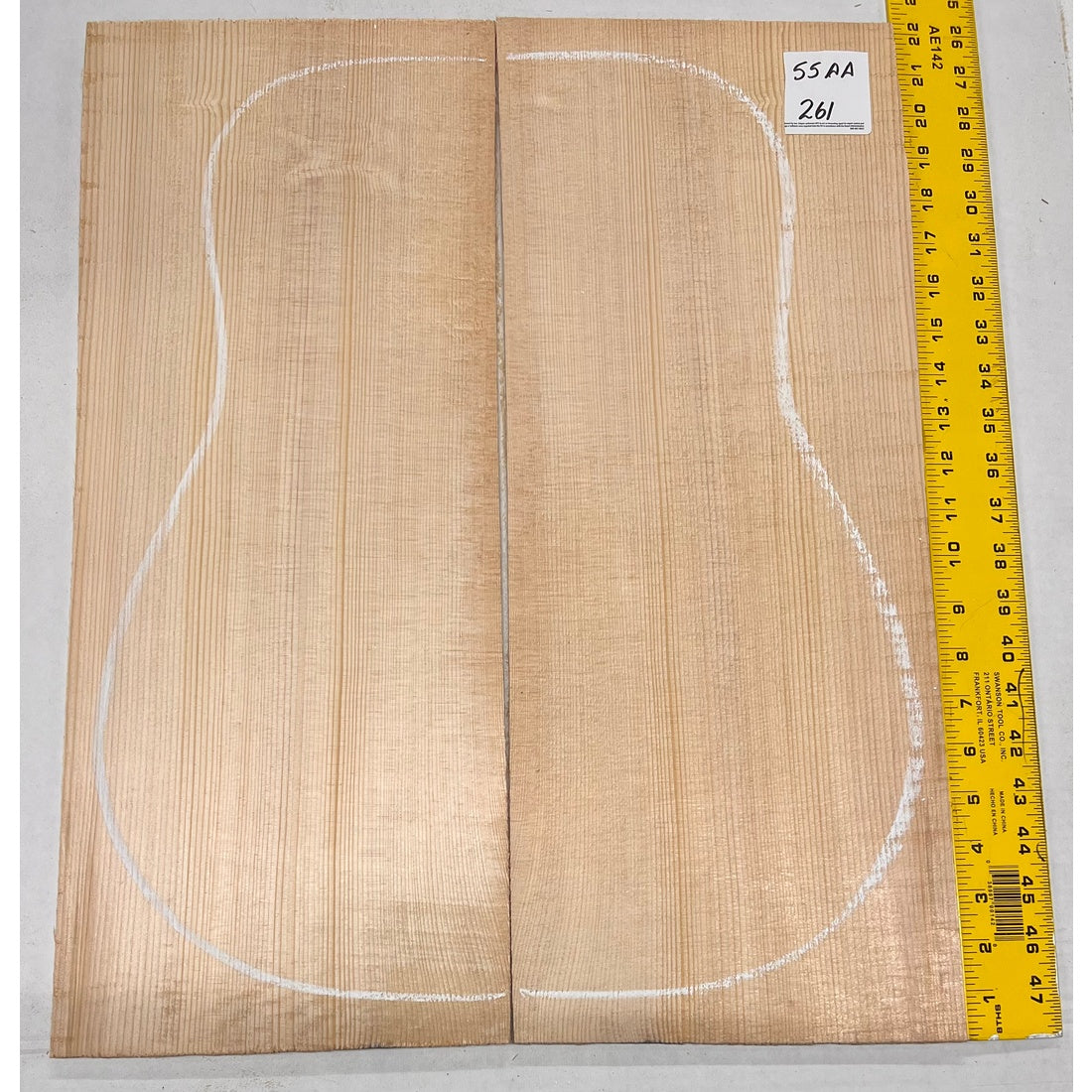 Sitka Spruce Classical Guitar Wood Tops Bookmatched SS AA #261 - Exotic Wood Zone - Buy online Across USA 