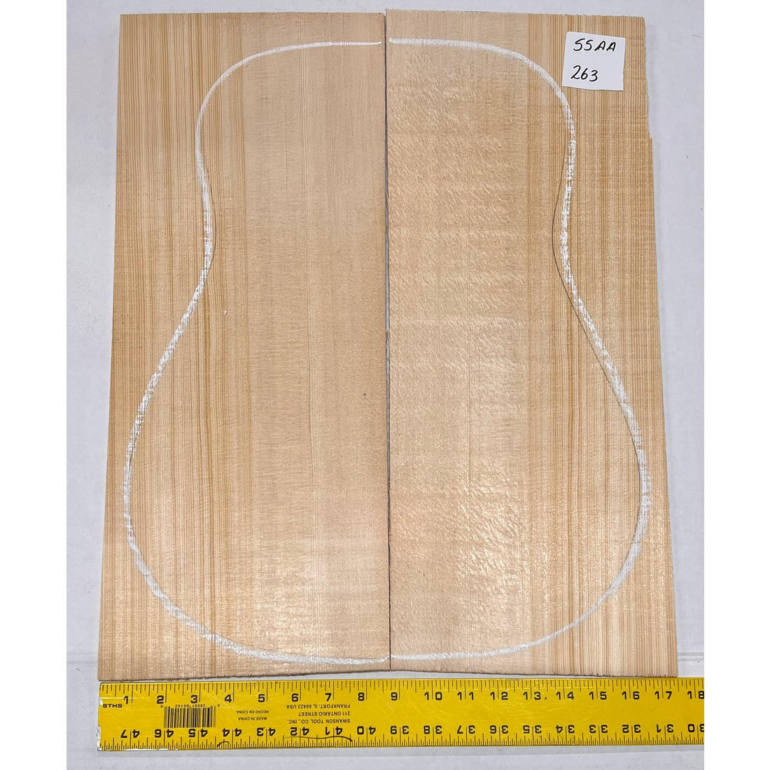 Sitka Spruce Classical Guitar Wood Tops Bookmatched SS AA #263 - Exotic Wood Zone - Buy online Across USA 