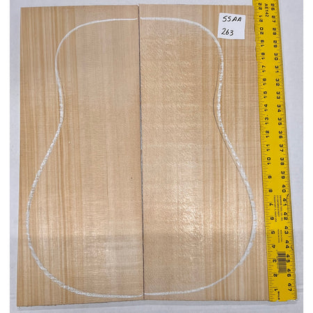 Sitka Spruce Classical Guitar Wood Tops Bookmatched SS AA #263 - Exotic Wood Zone - Buy online Across USA 