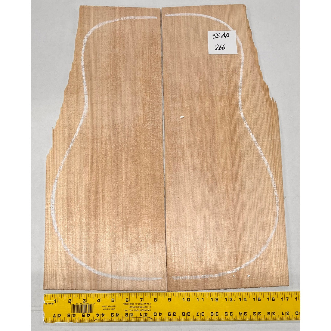 Sitka Spruce Classical Guitar Wood Tops Bookmatched SS AA #266 - Exotic Wood Zone - Buy online Across USA 