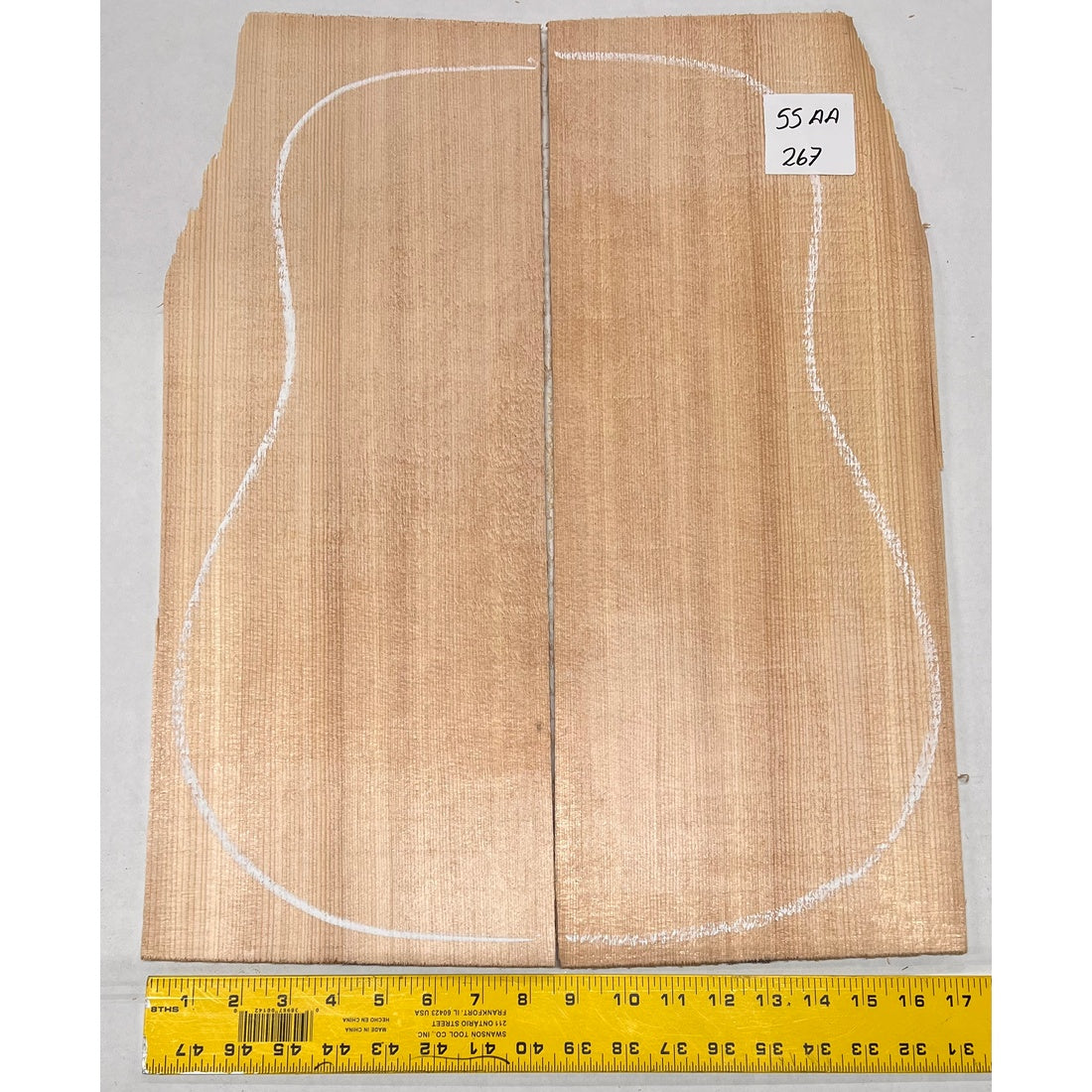 Sitka Spruce Classical Guitar Wood Tops Bookmatched SS AA #267 - Exotic Wood Zone - Buy online Across USA 