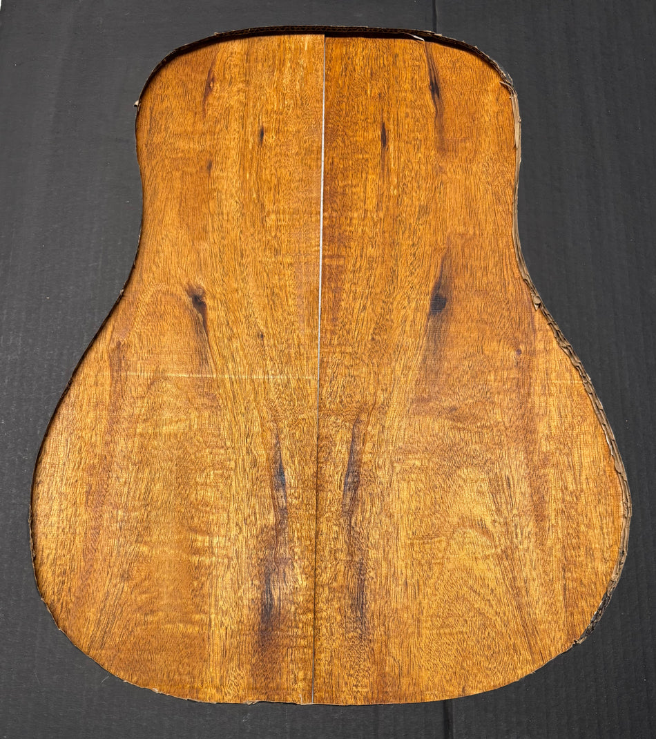 Flame Mahogany Dreadnought Back And Side Set #6162