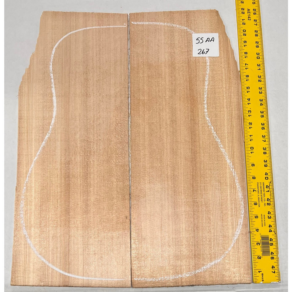 Sitka Spruce Classical Guitar Wood Tops Bookmatched SS AA #267 - Exotic Wood Zone - Buy online Across USA 