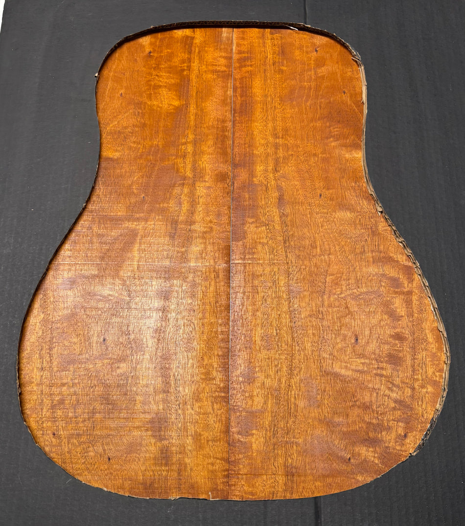 Flame Mahogany Dreadnought Back And Side Set #6165