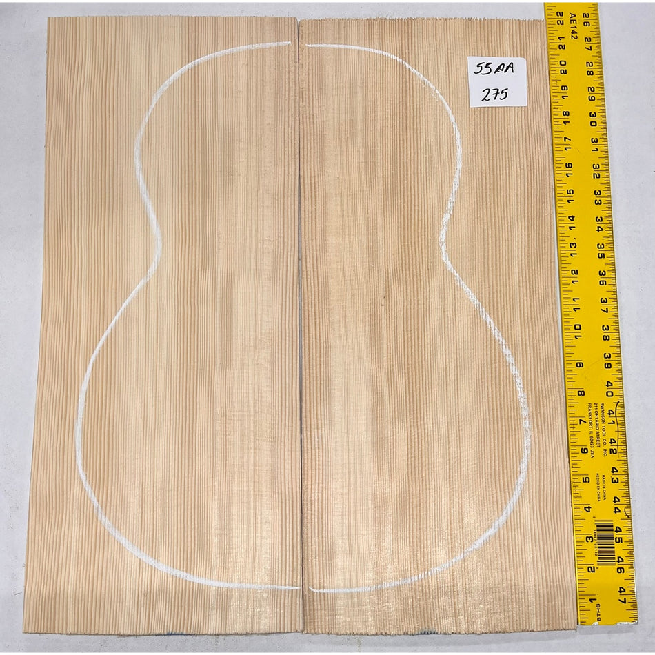 Sitka Spruce Classical Guitar Wood Tops Bookmatched SS AA #275 - Exotic Wood Zone - Buy online Across USA 