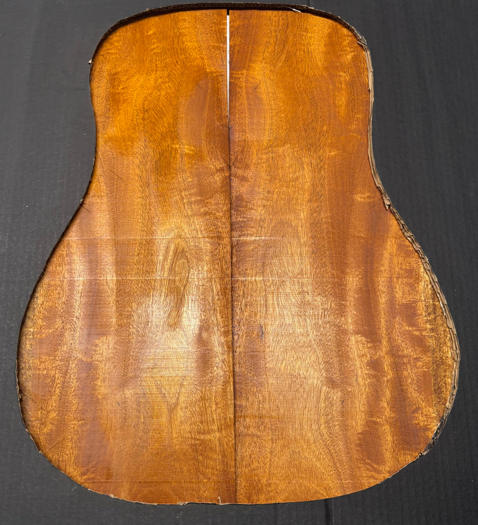Flame Mahogany Dreadnought Back And Side Set #6174