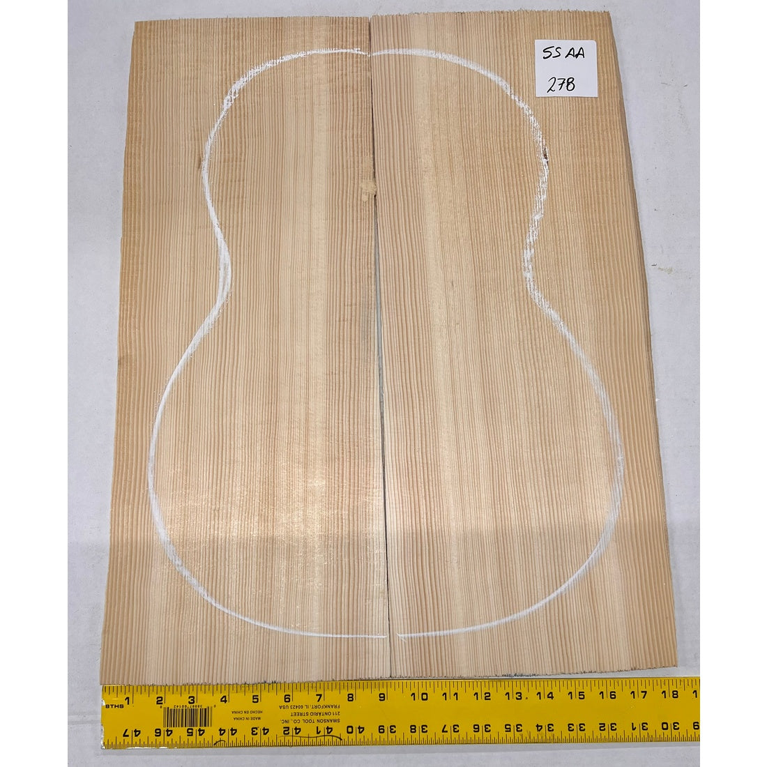 Sitka Spruce Classical Guitar Wood Tops Bookmatched SS AA #278 - Exotic Wood Zone - Buy online Across USA 