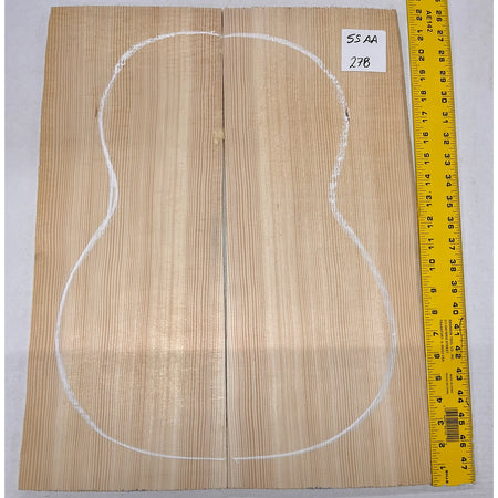 Sitka Spruce Classical Guitar Wood Tops Bookmatched SS AA #278 - Exotic Wood Zone - Buy online Across USA 