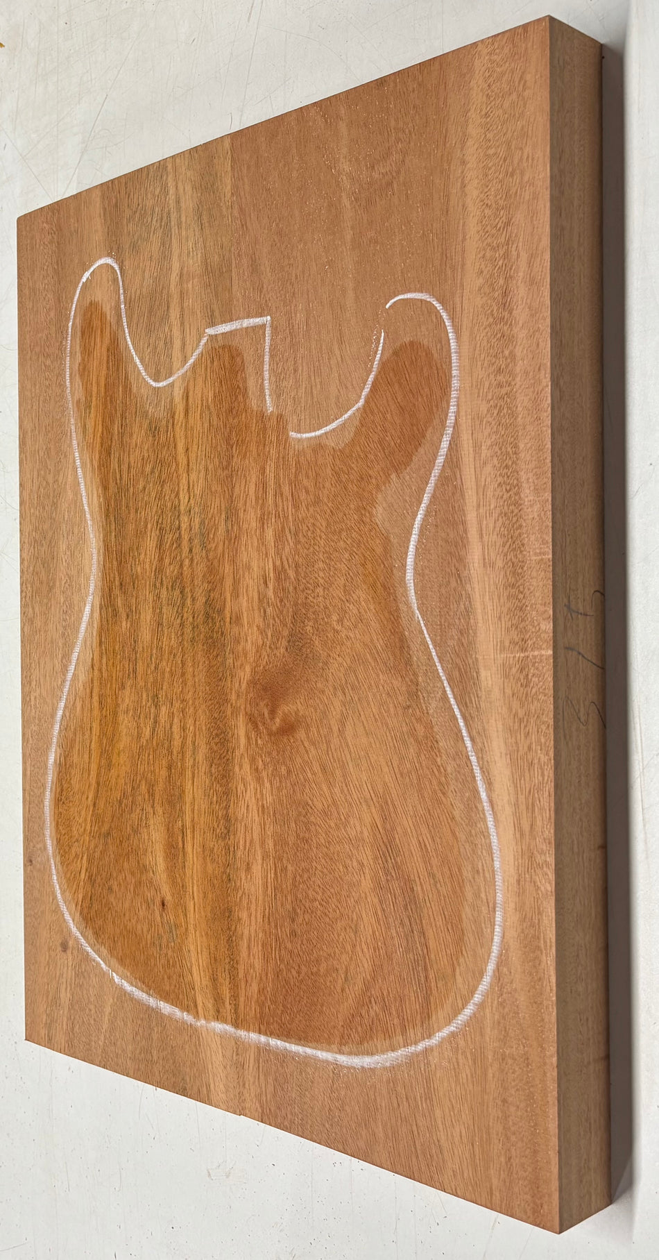 Premium Mahogany Guitar Body Blank - 22" x 15" x 2" (2 Piece Glued) #359