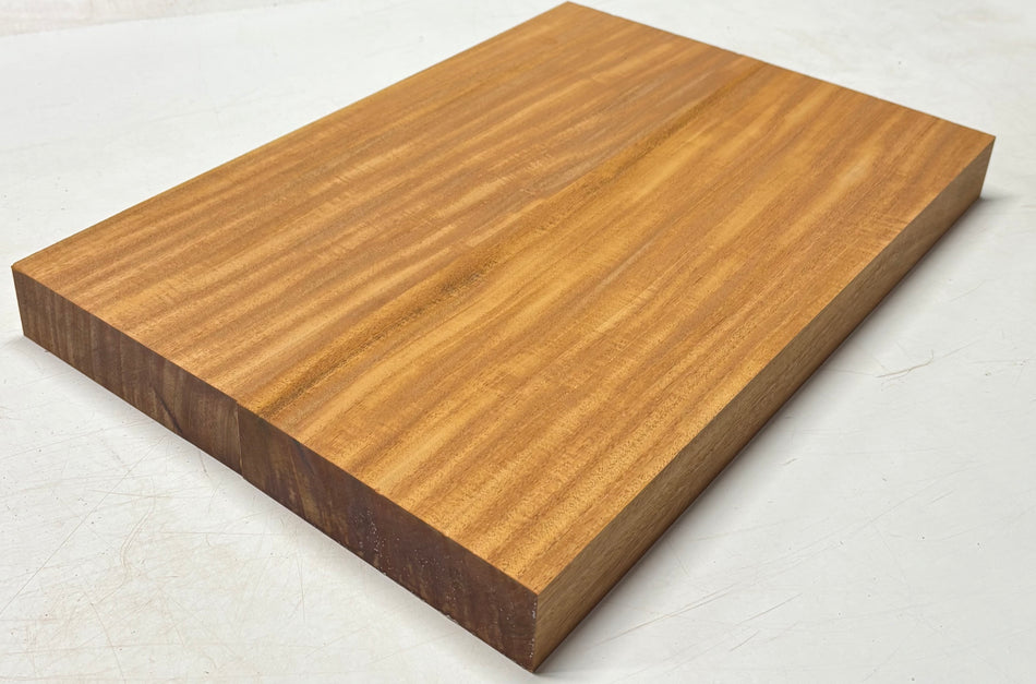 Flame Mahogany Guitar Body Blank - 22" x 15" x 1-7/8" (2 Pcs Glued) #101