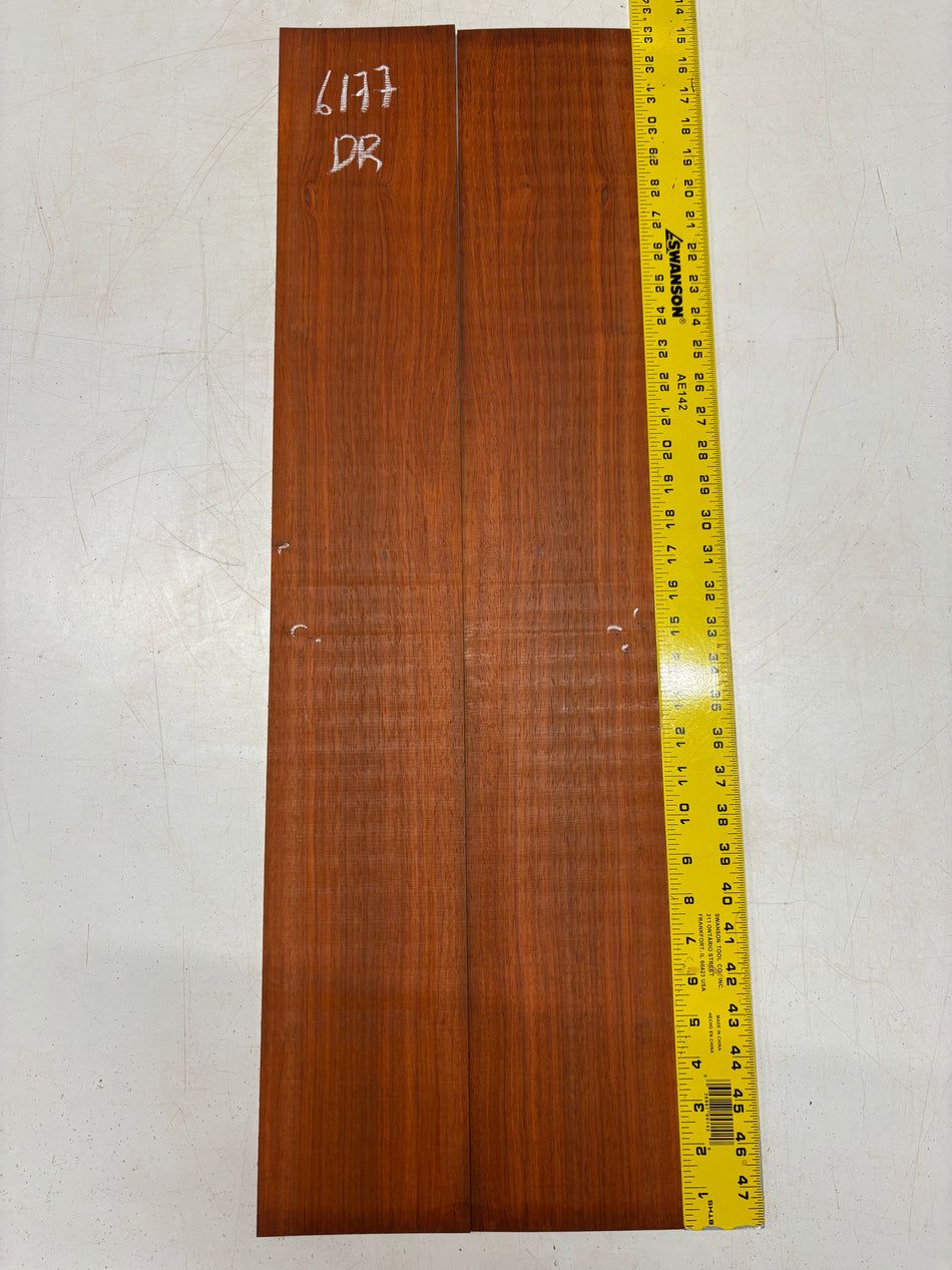 Padauk Dreadnought Guitar Side Set 33"x5-1/8"x3/16" #6177