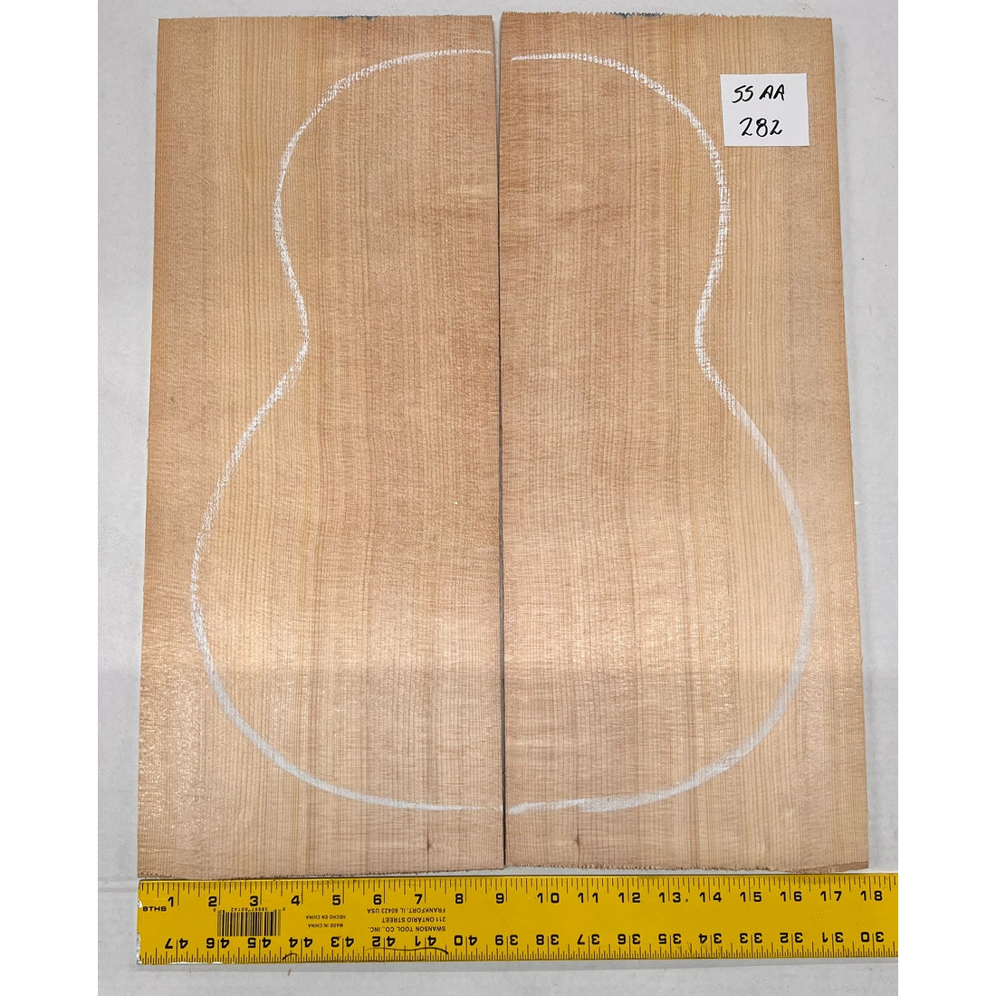 Sitka Spruce Classical Guitar Wood Tops Bookmatched SS AA #282 - Exotic Wood Zone - Buy online Across USA 