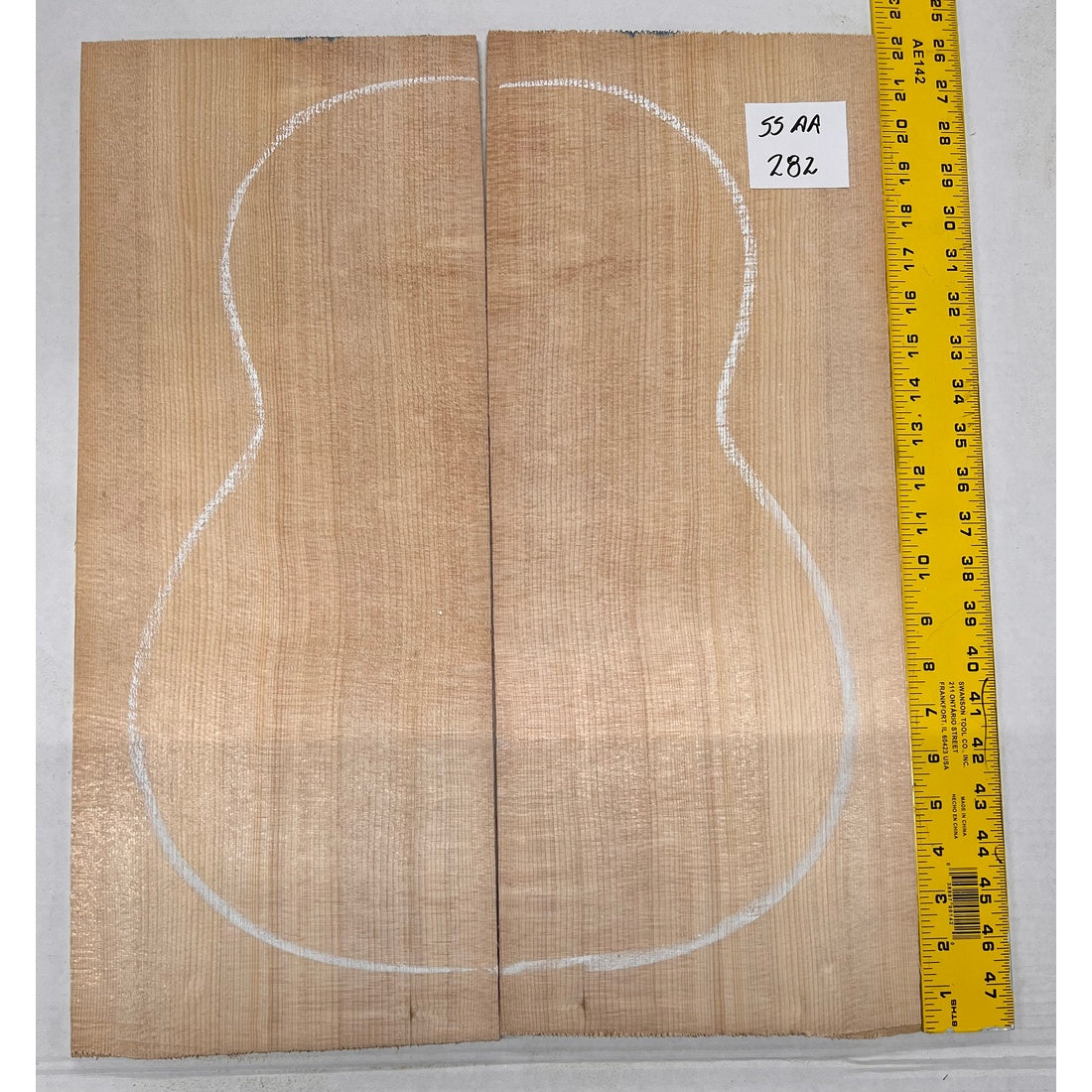 Sitka Spruce Classical Guitar Wood Tops Bookmatched SS AA #282 - Exotic Wood Zone - Buy online Across USA 