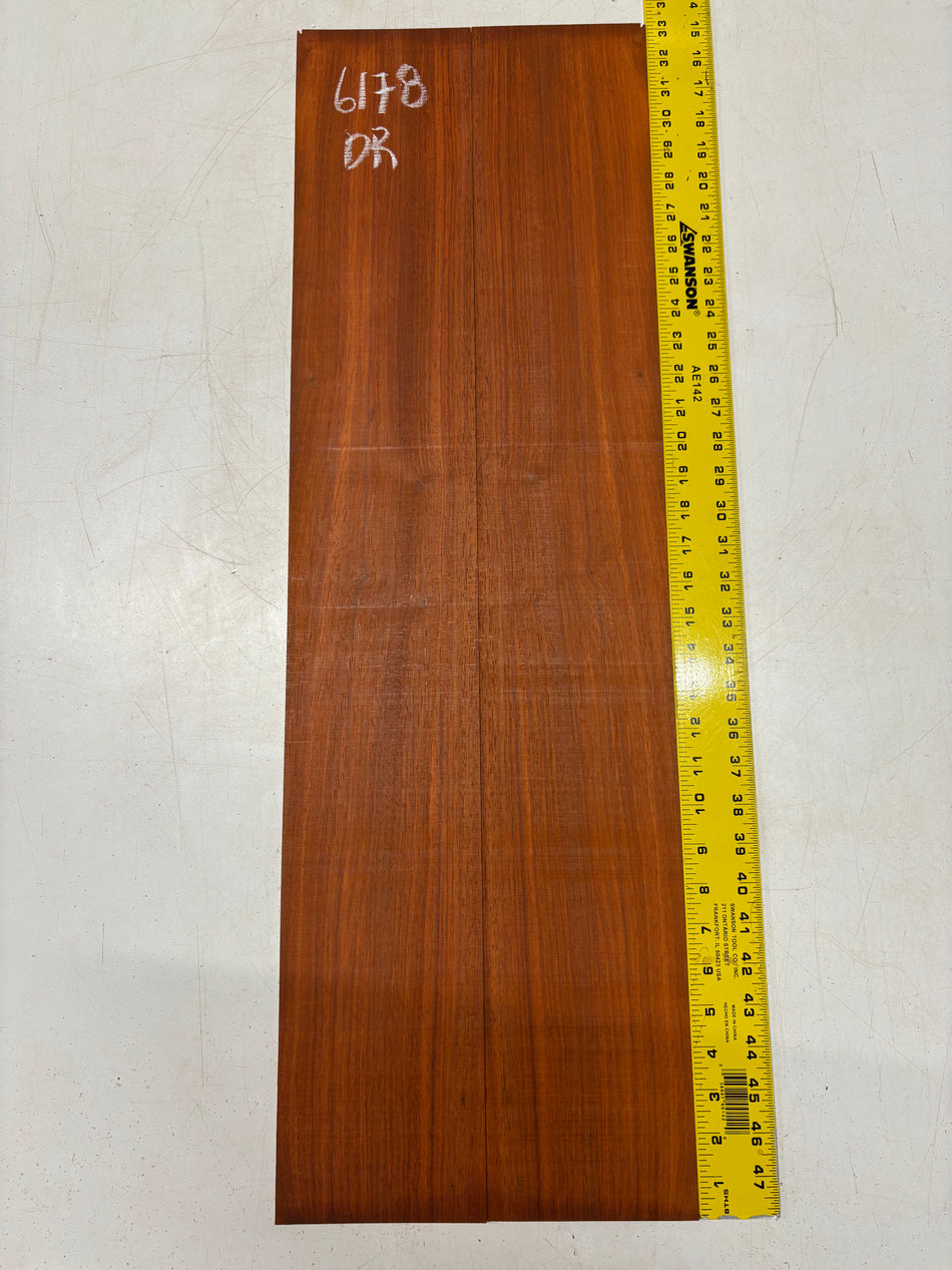 Padauk Dreadnought Guitar Side Set 33"x5-1/8"x3/16" #6178