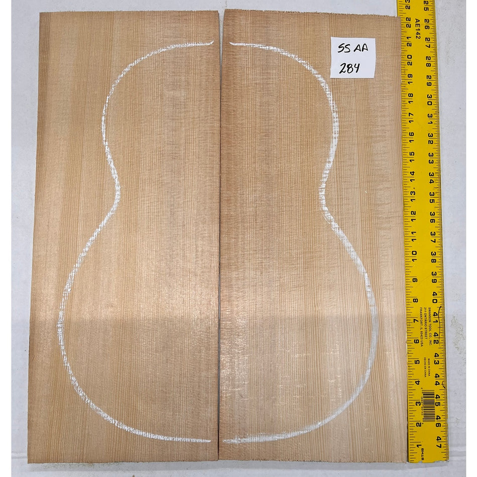 Sitka Spruce Classical Guitar Wood Tops Bookmatched SS AA #284 - Exotic Wood Zone - Buy online Across USA 