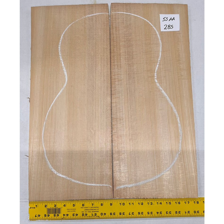 Sitka Spruce Classical Guitar Wood Tops Bookmatched SS AA #285 - Exotic Wood Zone - Buy online Across USA 