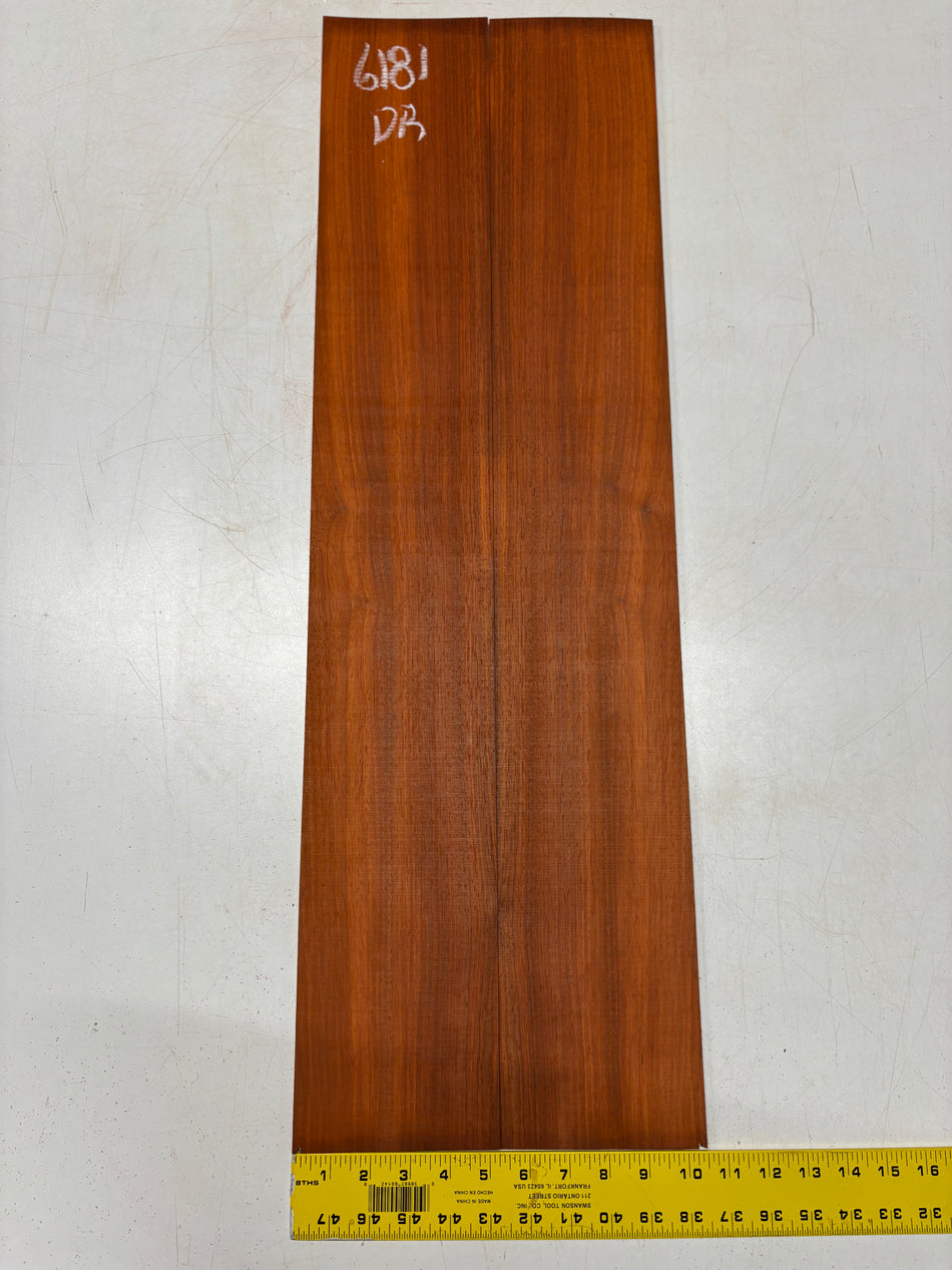 Padauk Dreadnought Guitar Side Set 33"x5-1/8"x3/16" #6181