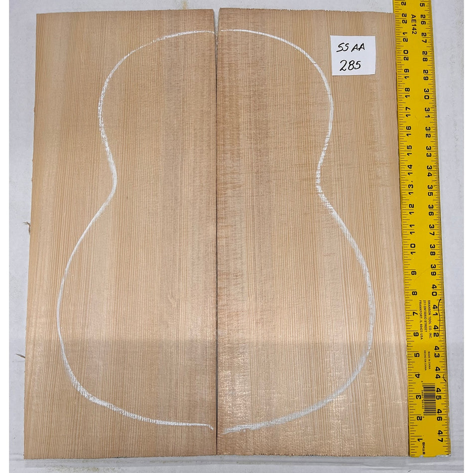 Sitka Spruce Classical Guitar Wood Tops Bookmatched SS AA #285 - Exotic Wood Zone - Buy online Across USA 