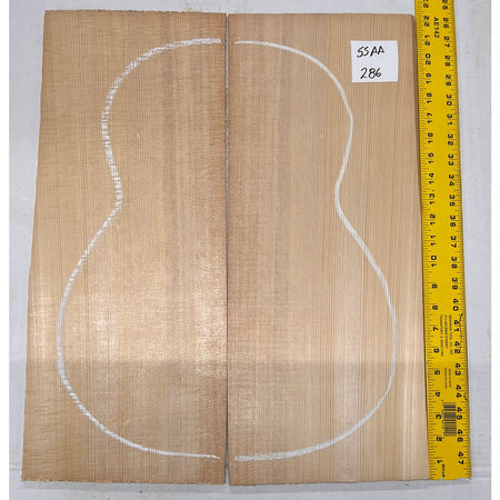 Sitka Spruce Classical Guitar Wood Tops Bookmatched SS AA #286 - Exotic Wood Zone - Buy online Across USA 