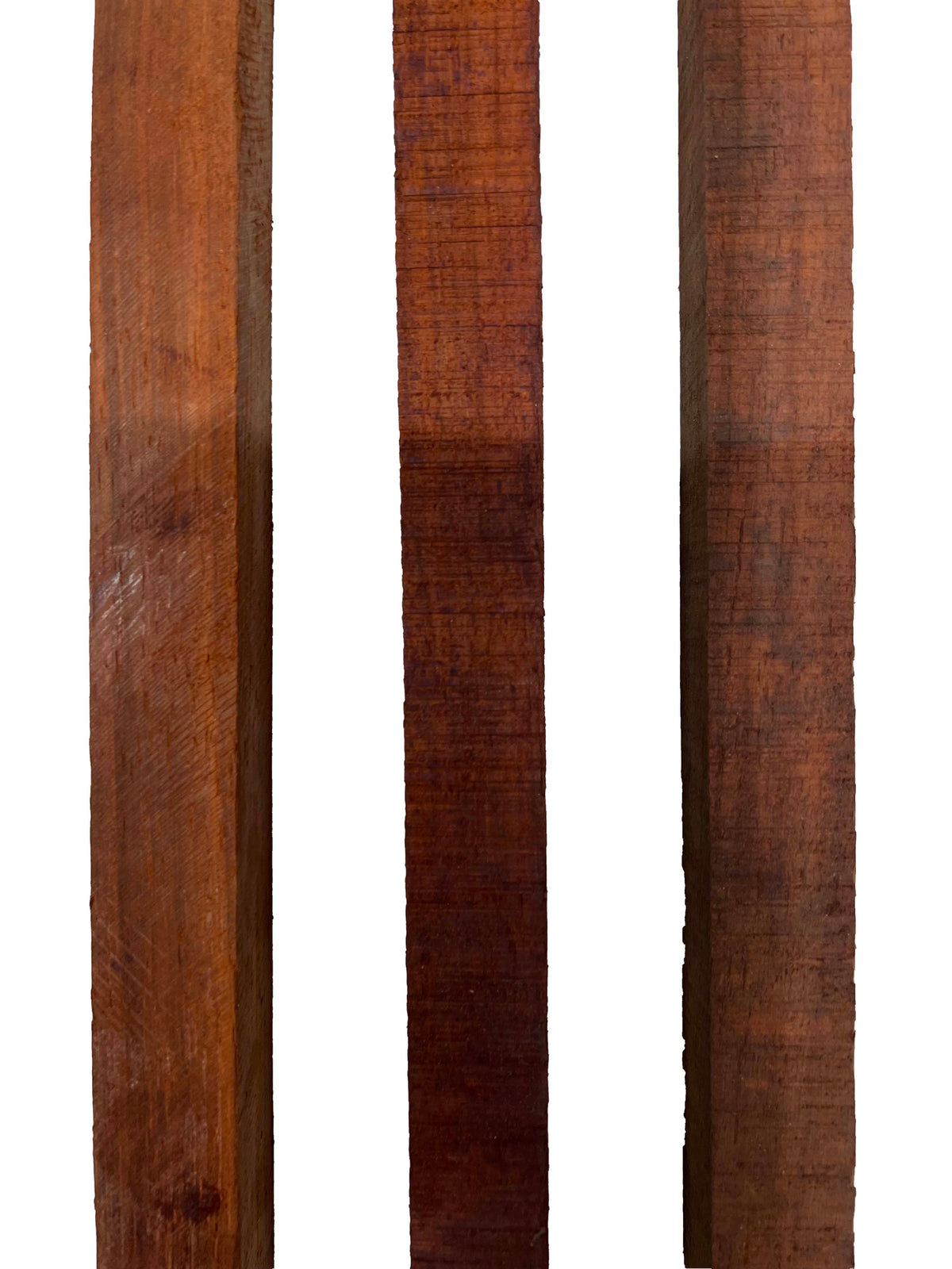 Pack of 3, African Padauk Turning Square Wood Blank 12" x 1" x 1" #162 - Exotic Wood Zone - Buy online Across USA 