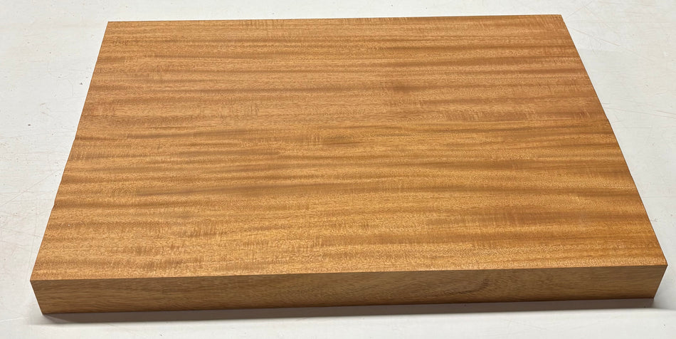 Flame Mahogany Guitar Body Blank - 22" x 15" x 1-7/8" (2 Pcs Glued) #104