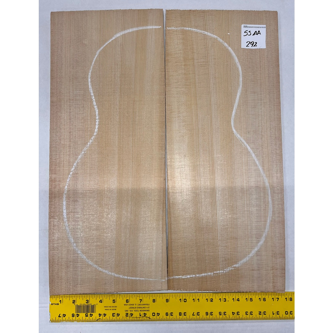 Sitka Spruce Classical Guitar Wood Tops Bookmatched SS AA #292 - Exotic Wood Zone - Buy online Across USA 