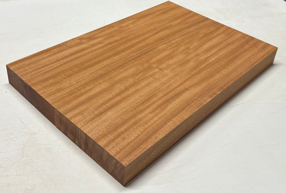 Flame Mahogany Guitar Body Blank - 22" x 14-3/4" x 1-7/8" (2 Pcs Glued) #105