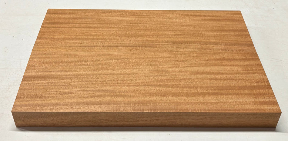 Flame Mahogany Guitar Body Blank - 22" x 14-3/4" x 1-7/8" (2 Pcs Glued) #105