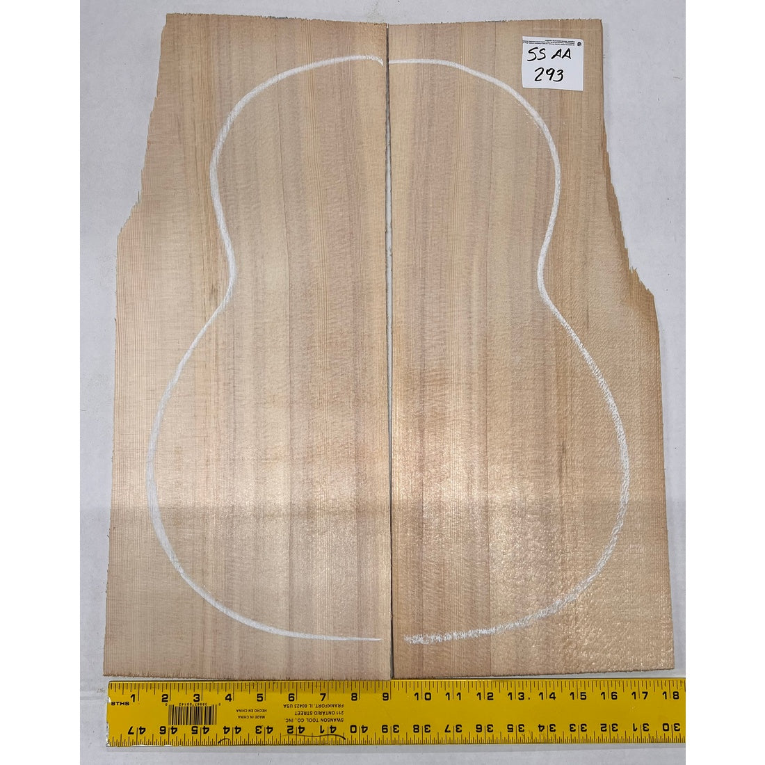 Sitka Spruce Classical Guitar Wood Tops Bookmatched SS AA #293 - Exotic Wood Zone - Buy online Across USA 