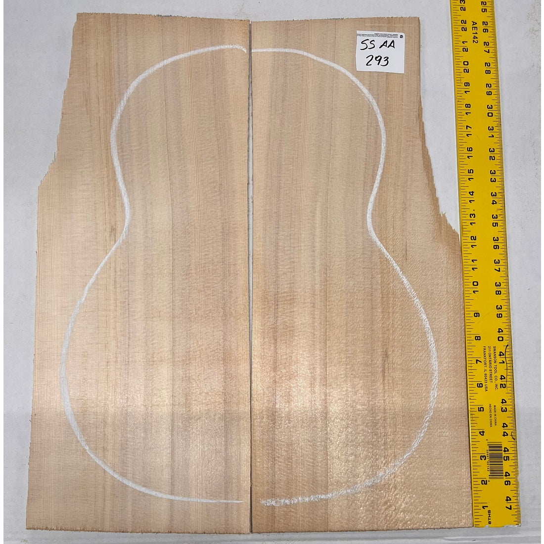 Sitka Spruce Classical Guitar Wood Tops Bookmatched SS AA #293 - Exotic Wood Zone - Buy online Across USA 