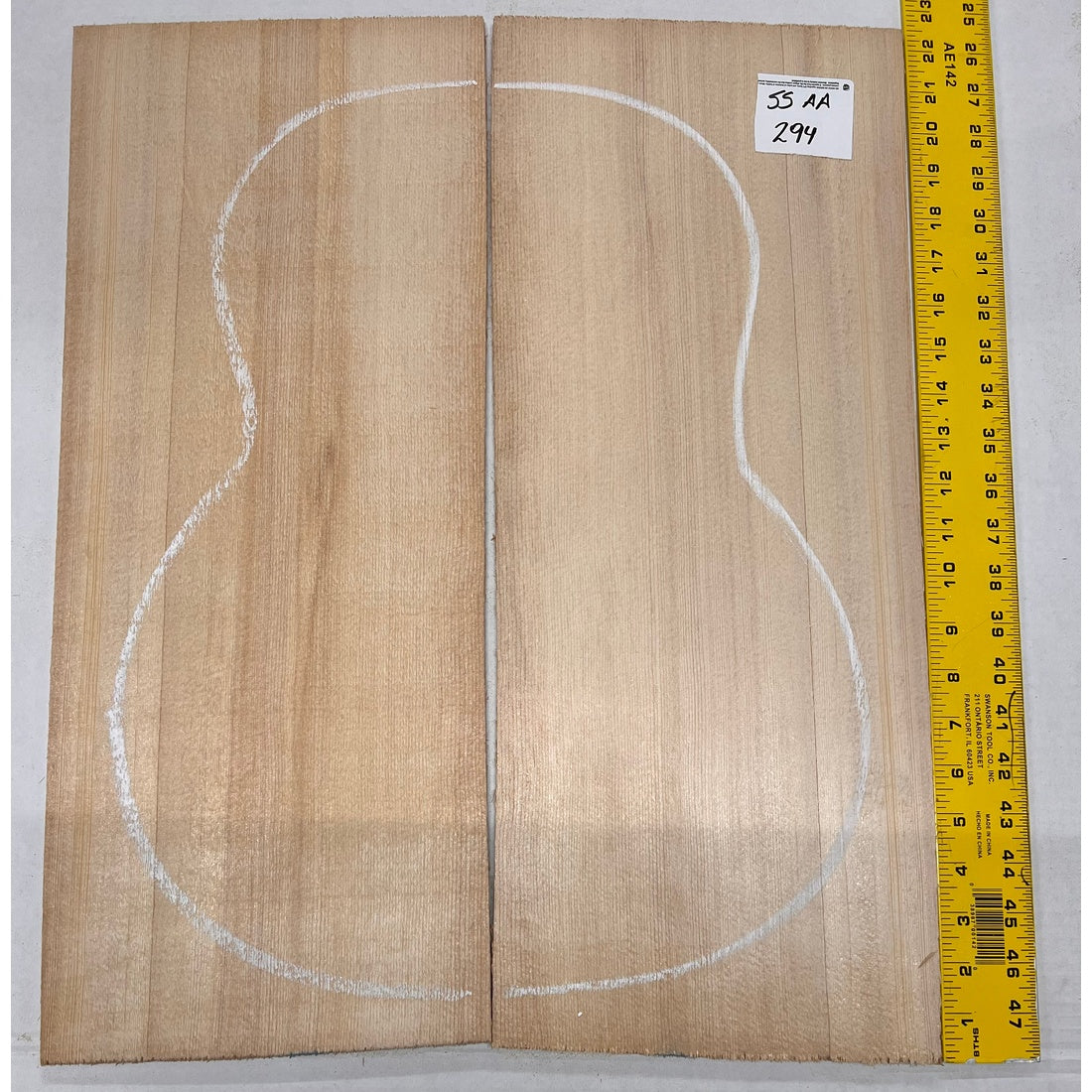 Sitka Spruce Classical Guitar Wood Tops Bookmatched SS AA #294 - Exotic Wood Zone - Buy online Across USA 