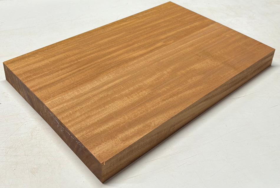 Flame Mahogany Guitar Body Blank - 22" x 14-7/8" x 1-7/8" (2 Pcs Glued) #106