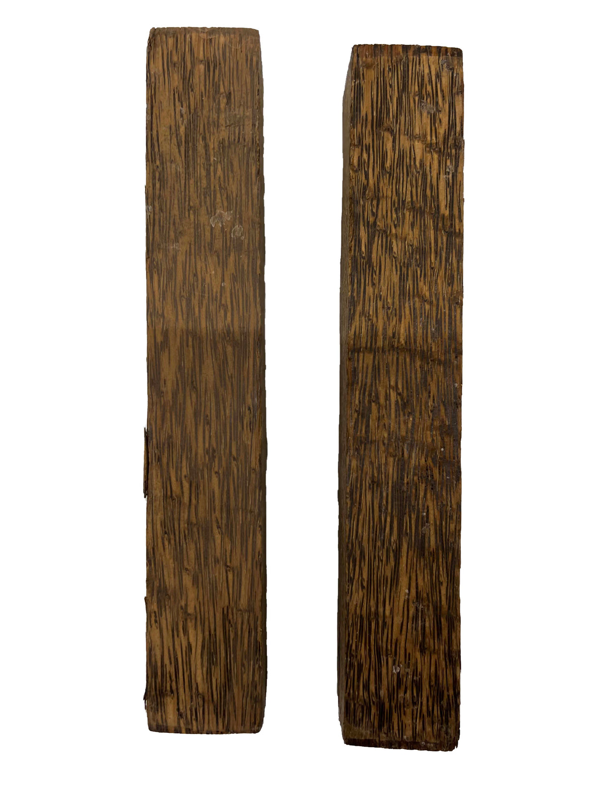 Pack Of 2, Black Palm Hardwood Turning Wood Blanks 12"x2"x2" #171 - Exotic Wood Zone - Buy online Across USA 