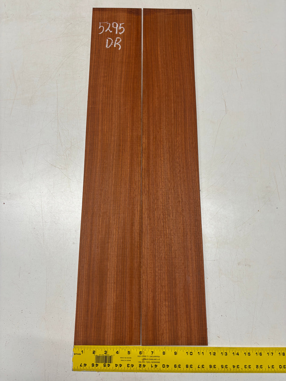 Padauk Dreadnought Guitar Side Set  36"x5-3/4"x3/16"#5295