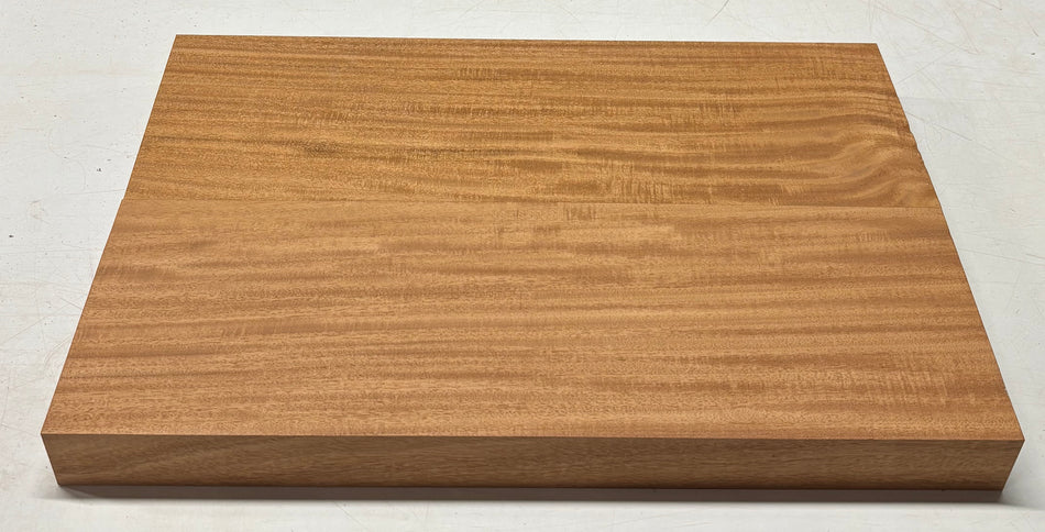 Flame Mahogany Guitar Body Blank - 22" x 15" x 1-7/8" (2 Pcs Glued) #107