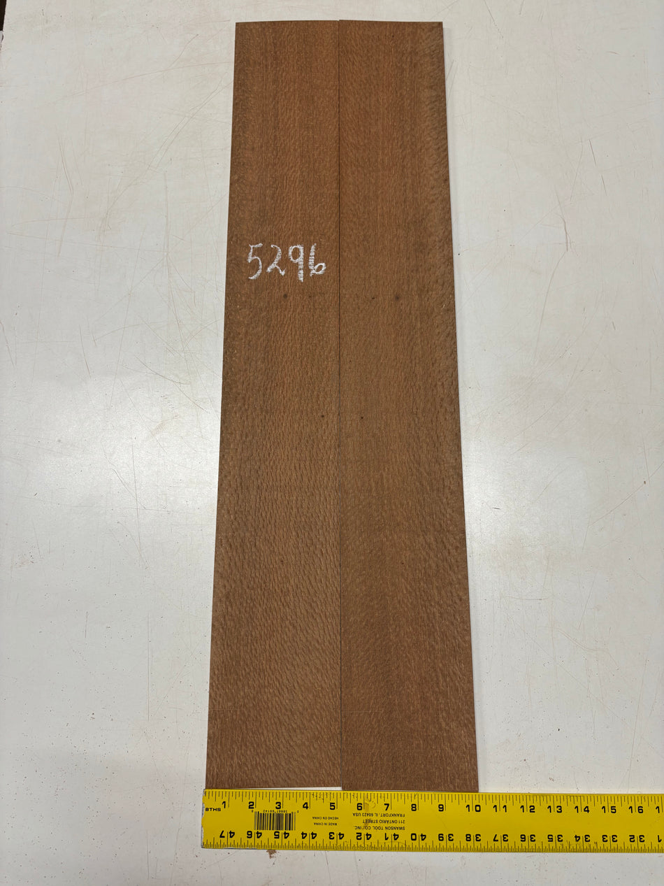 Leopardwood Dreadnought Guitar Side Set  34"x 5"x3/16"#5296