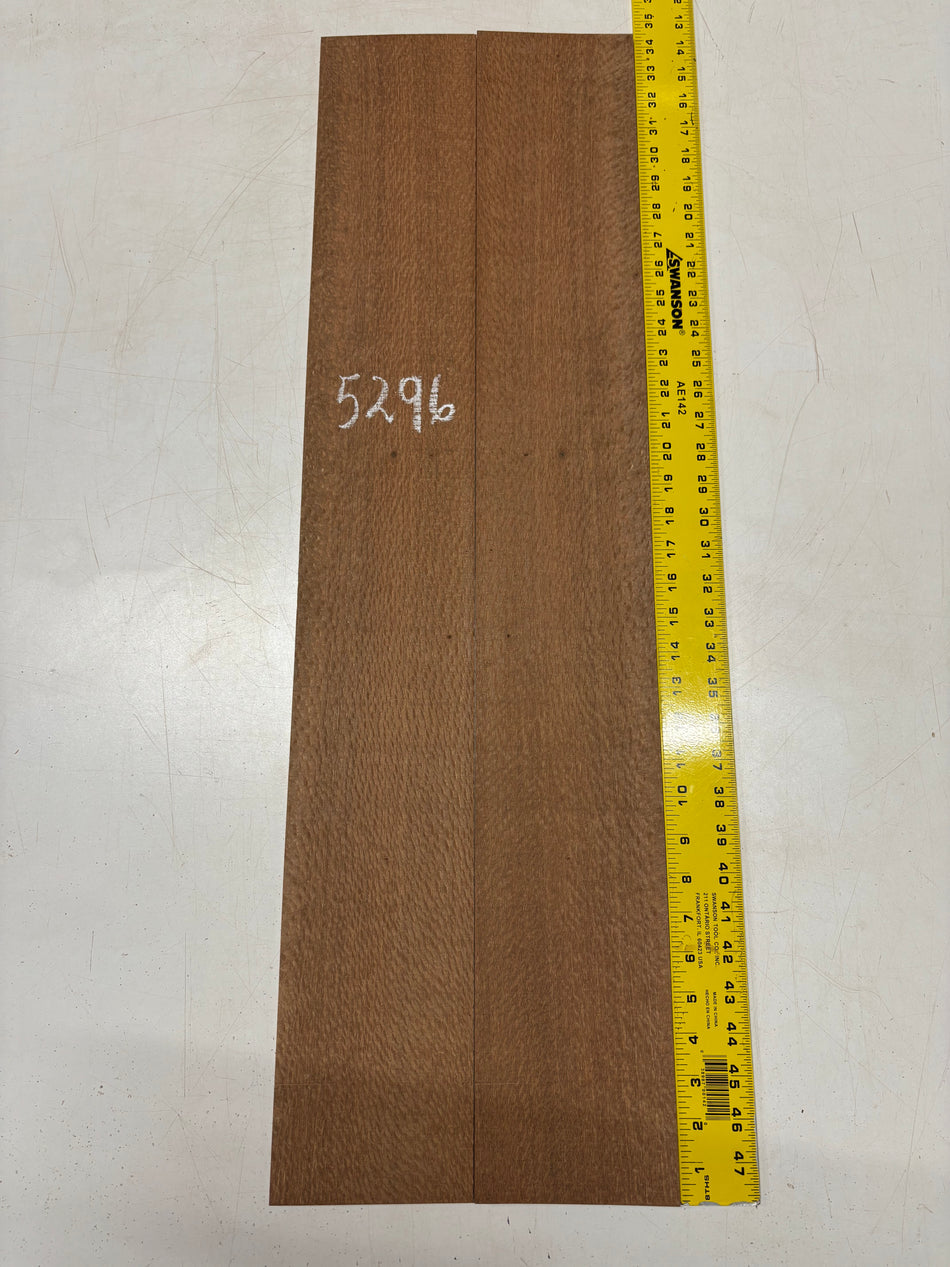 Leopardwood Dreadnought Guitar Side Set  34"x 5"x3/16"#5296